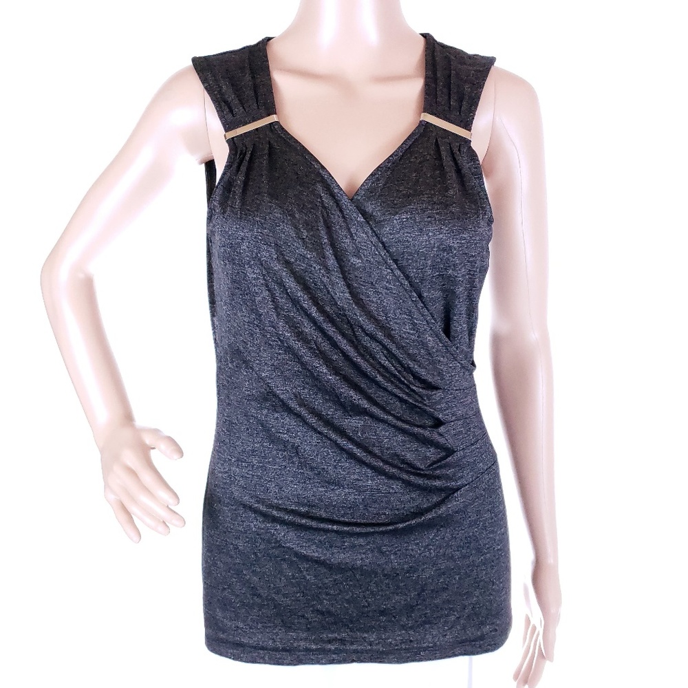 White House Black Market Women Tank Top V-neck Size S